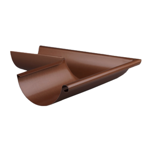 угол желоба внутренний 90 град. поворотные желоба. поворотный желоб. углы для желоба водосточного гранд лайн. угол жёлоба водостока дёке премиум 135 градусов, 120мм, шоколад (ral8019).